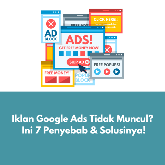 Ilustrasi iklan Google Ads tidak muncul karena diblokir atau error