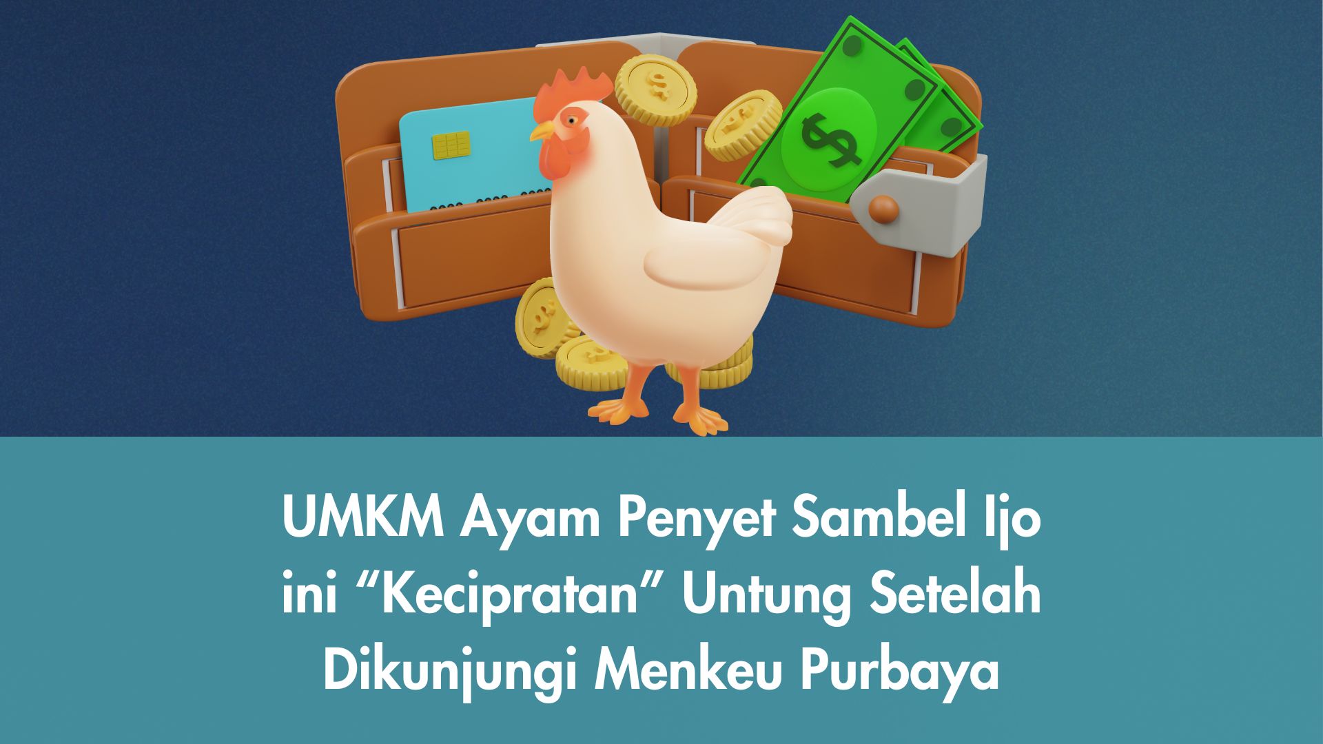 UMKM Ayam Penyet Sambel Ijo ini “Kecipratan” Untung Setelah Dikunjungi Menkeu Purbaya